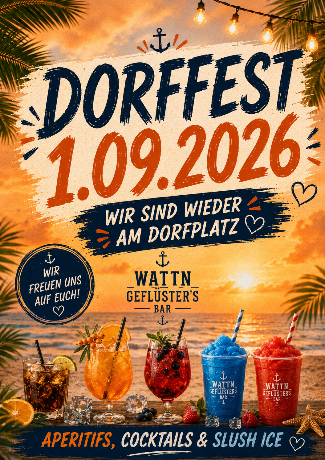 Zwischen Kronkorken, Slush und einer geheimen Sorte: Unsere Vorbereitungen fürs Dorffest 2026