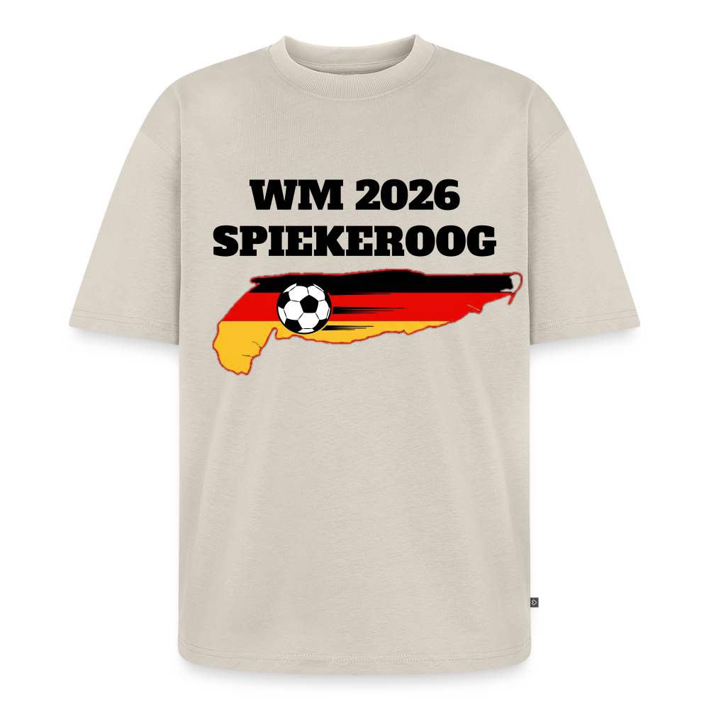 Wm Tshirt Druckvorne - beige