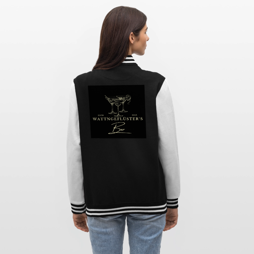 College JACKE WATTNGEFLSÜTER'S BAR - black/white