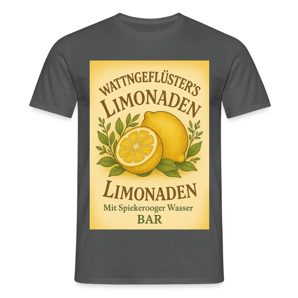 Wattngeflüster's Zitronenlimonade T-shirt - charcoal grey