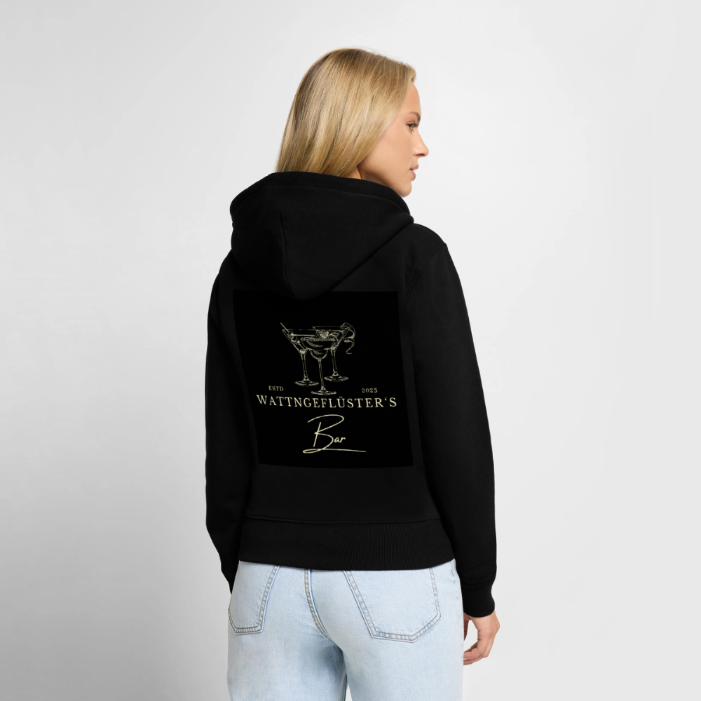 Women's Premium Hooded Jacket - black