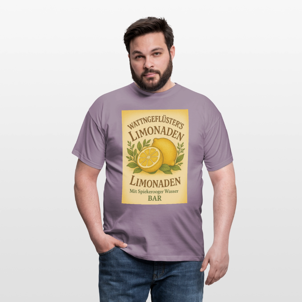 Wattngeflüster's Zitronenlimonade T-shirt - purple-grey 