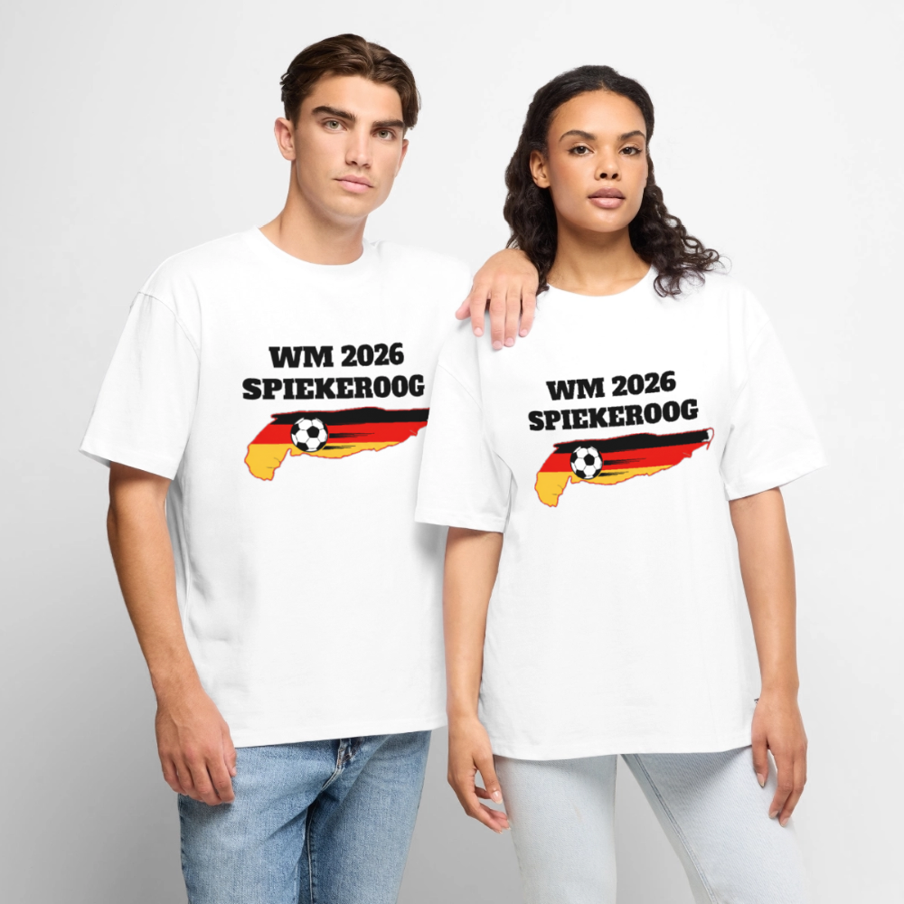 Wm Tshirt Druckvorne - white