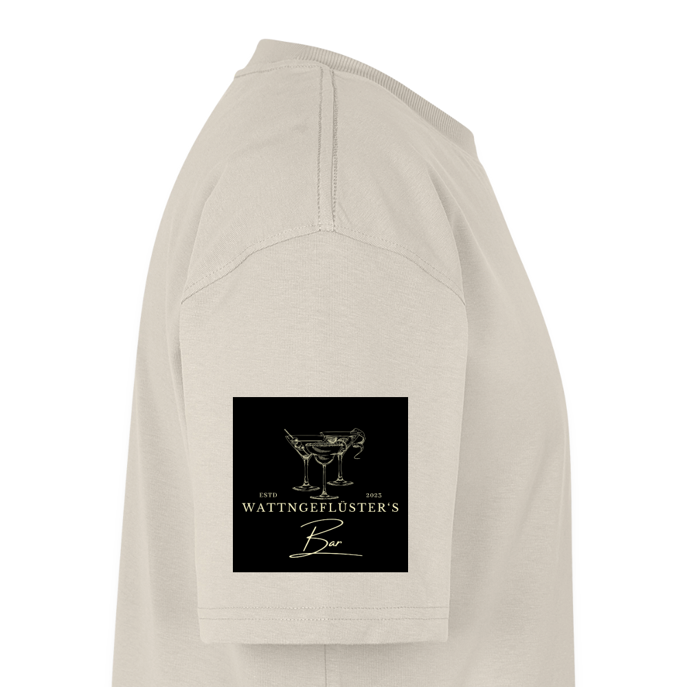 Wm Tshirt Druckvorne - beige
