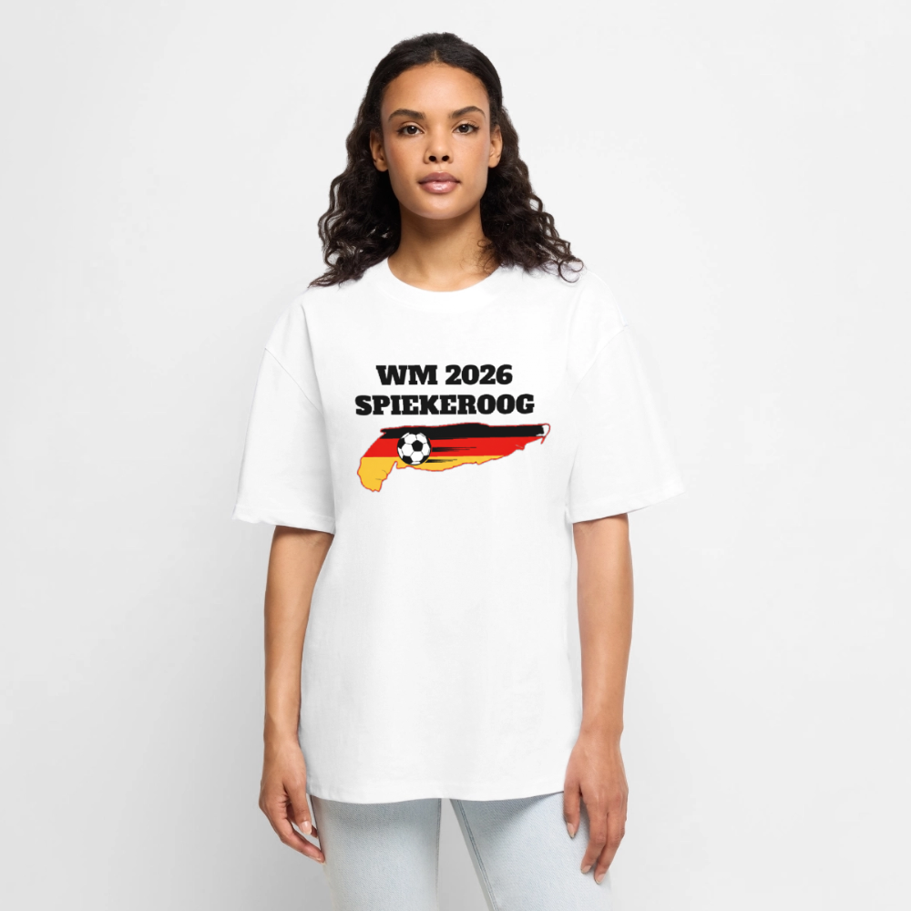 Wm Tshirt Druckvorne - white