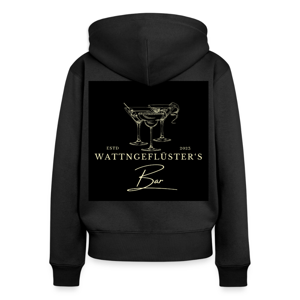 Women's Premium Hooded Jacket - black