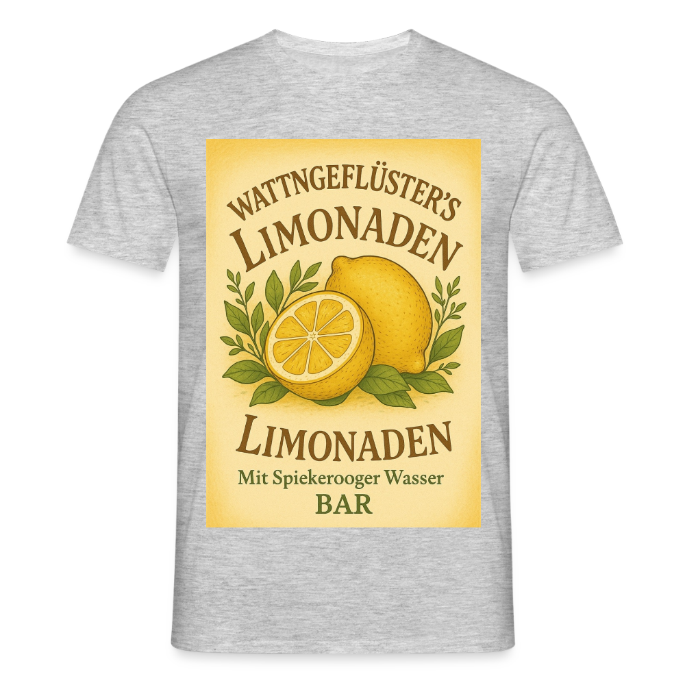 Wattngeflüster's Zitronenlimonade T-shirt - heather grey