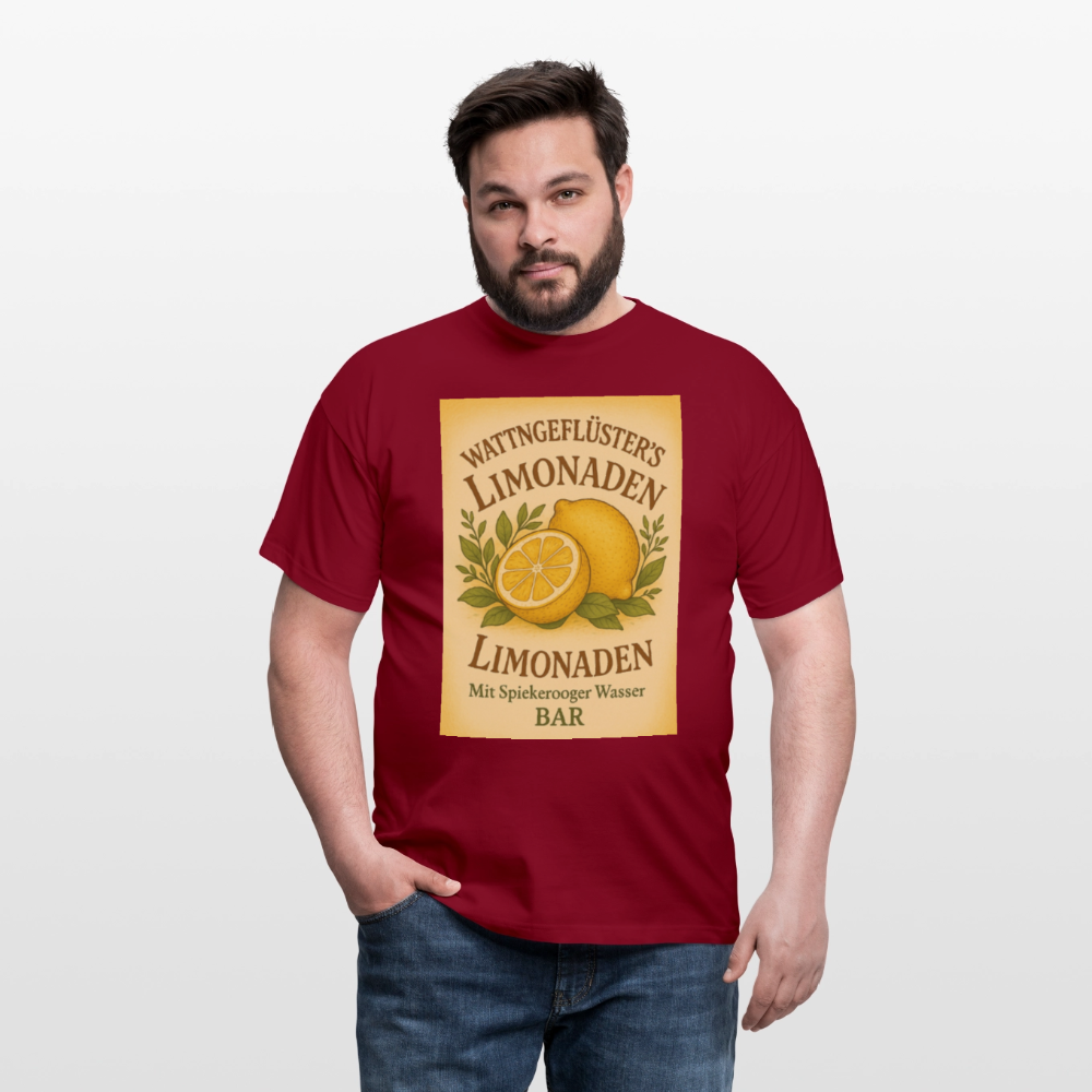 Wattngeflüster's Zitronenlimonade T-shirt - brick red