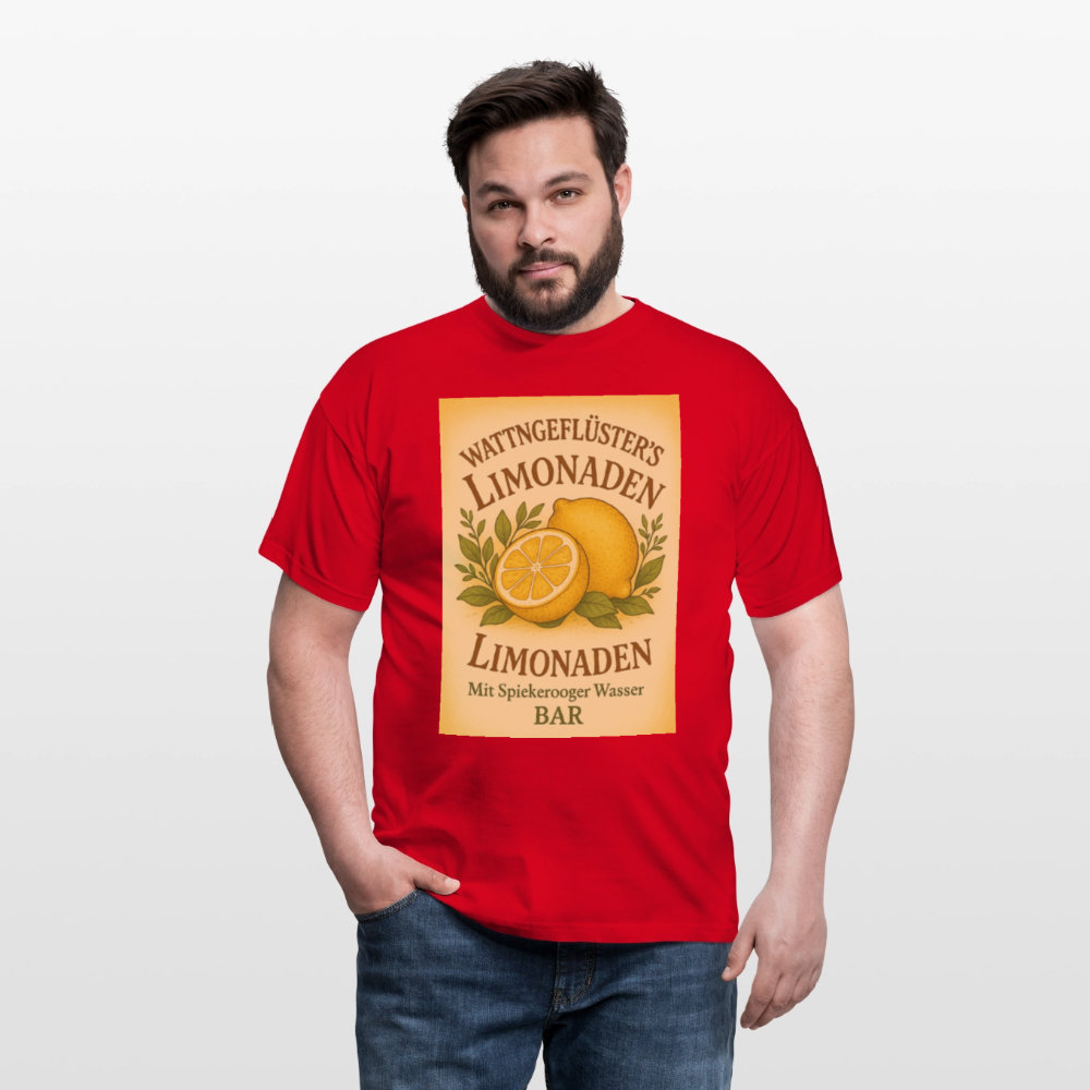 Wattngeflüster's Zitronenlimonade T-shirt - red