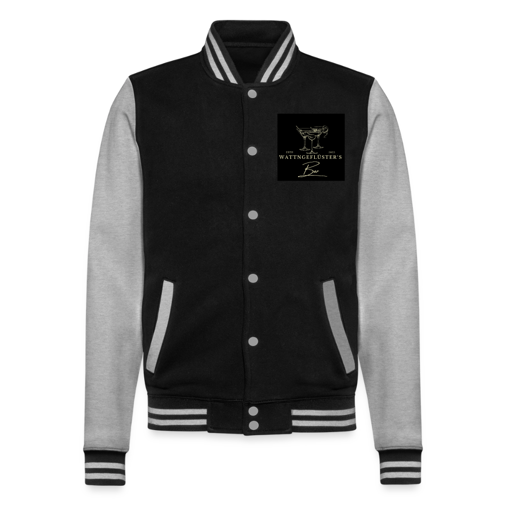 College JACKE WATTNGEFLSÜTER'S BAR - black/heather grey