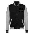 College JACKE WATTNGEFLSÜTER'S BAR - black/heather grey
