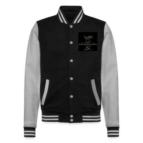 College JACKE WATTNGEFLSÜTER'S BAR - black/heather grey