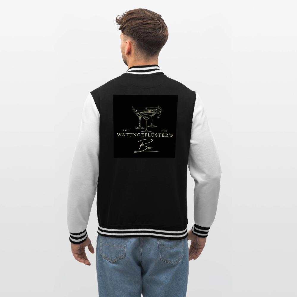 College JACKE WATTNGEFLSÜTER'S BAR - black/white