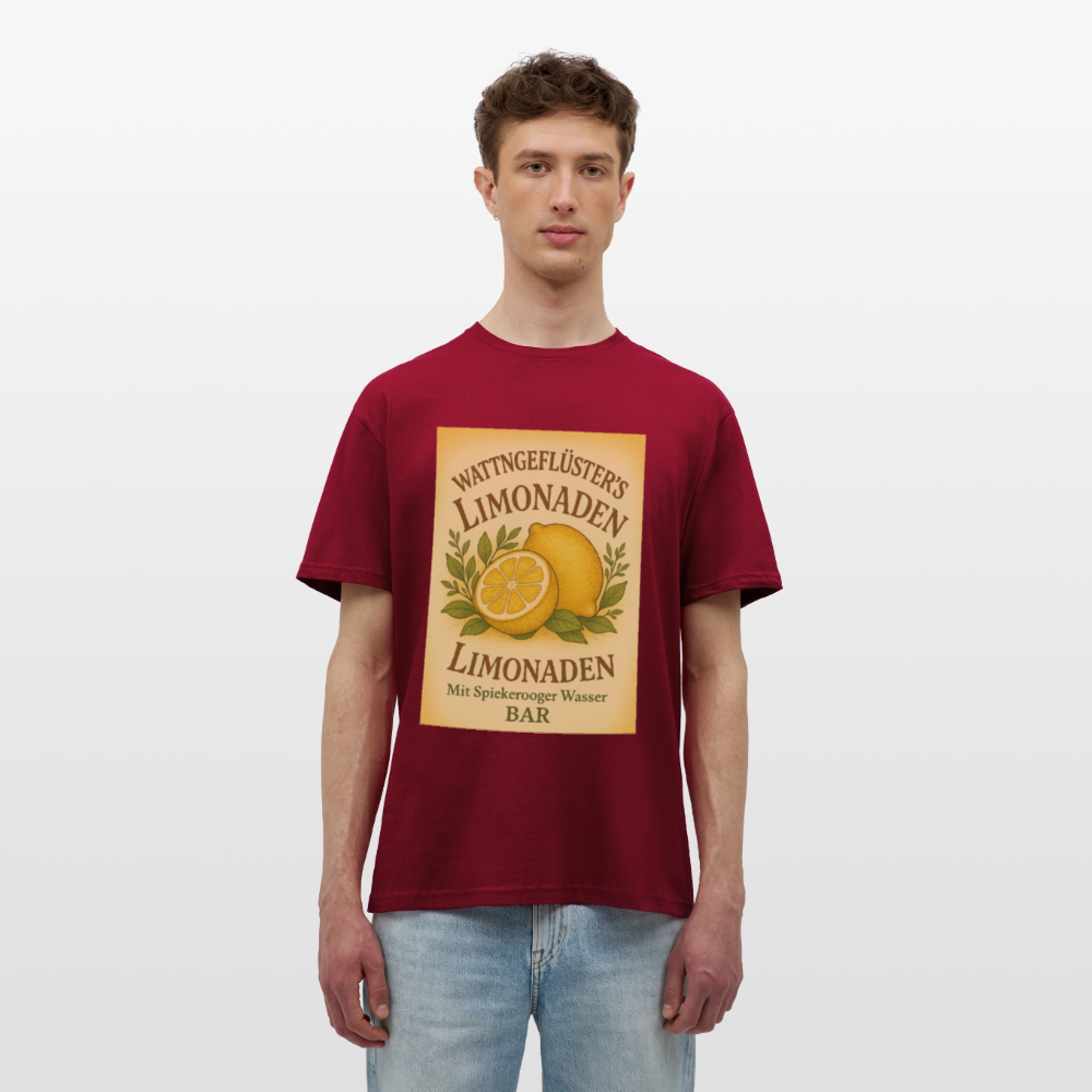 Wattngeflüster's Zitronenlimonade T-shirt - brick red