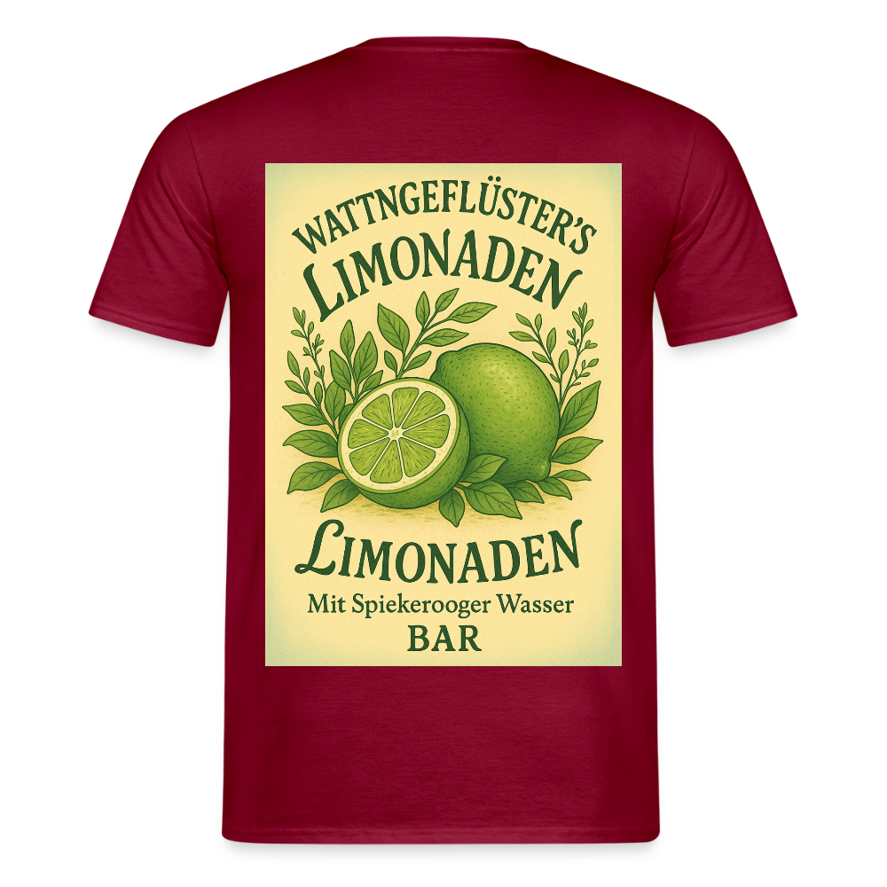 Wattnbar Limetten Tshirt 2025 - brick red
