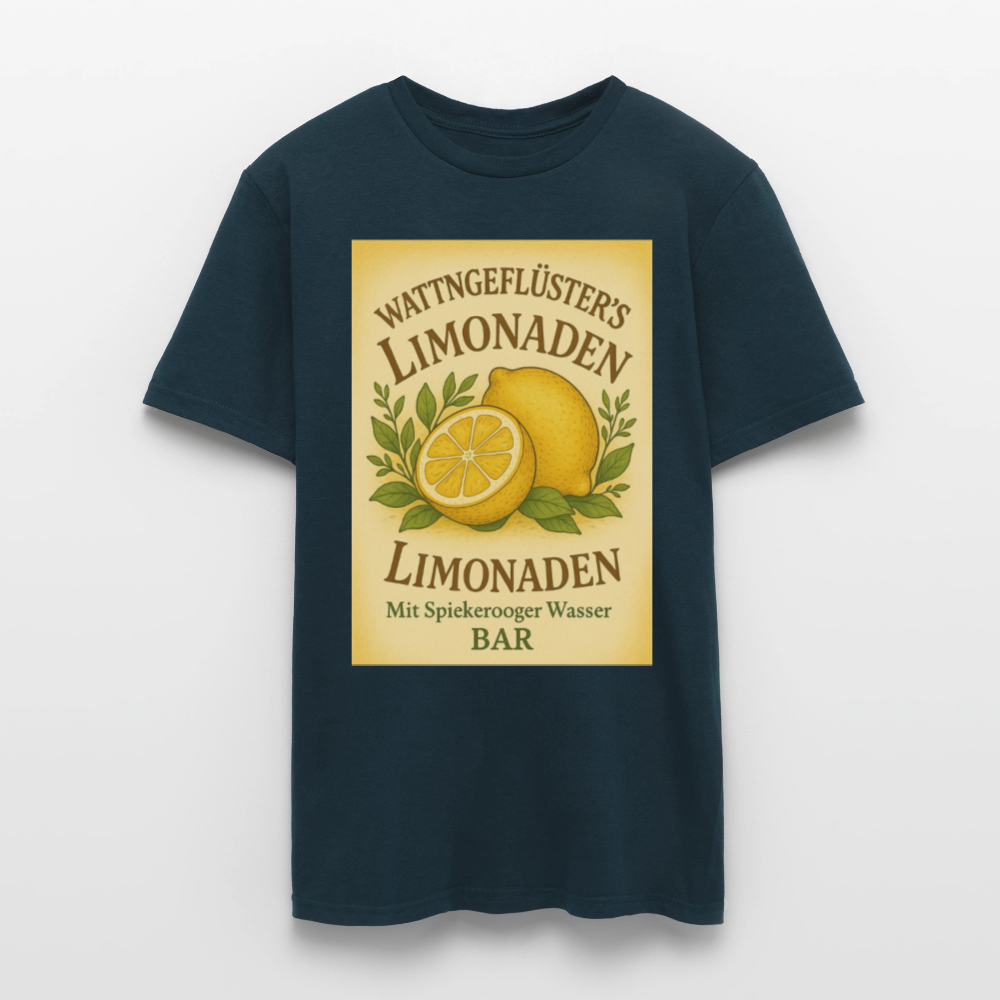 Wattngeflüster's Zitronenlimonade T-shirt - navy