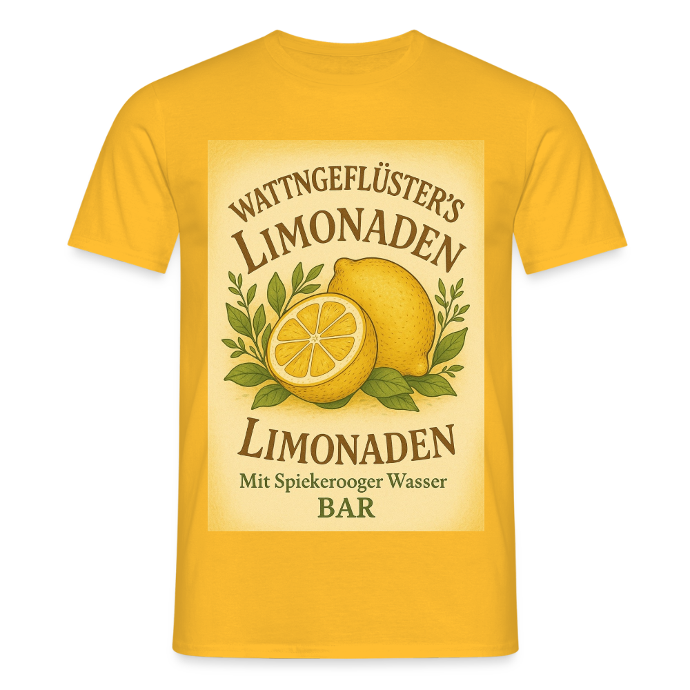 Wattngeflüster's Zitronenlimonade T-shirt - yellow
