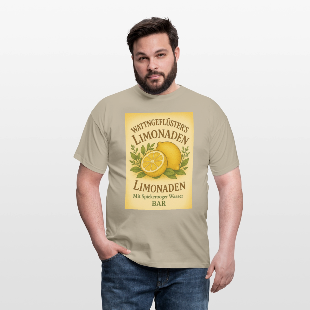Wattngeflüster's Zitronenlimonade T-shirt - sand beige