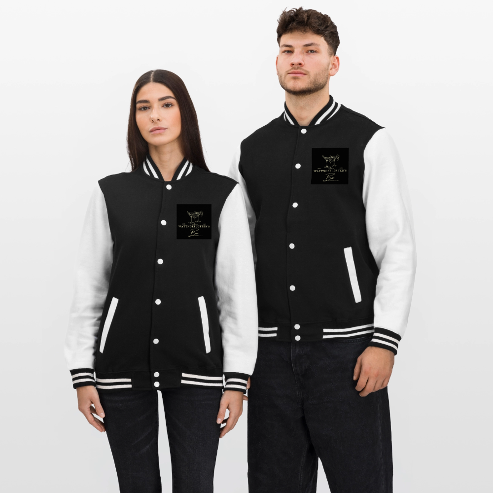 College JACKE WATTNGEFLSÜTER'S BAR - black/white
