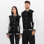 College JACKE WATTNGEFLSÜTER'S BAR - black/white