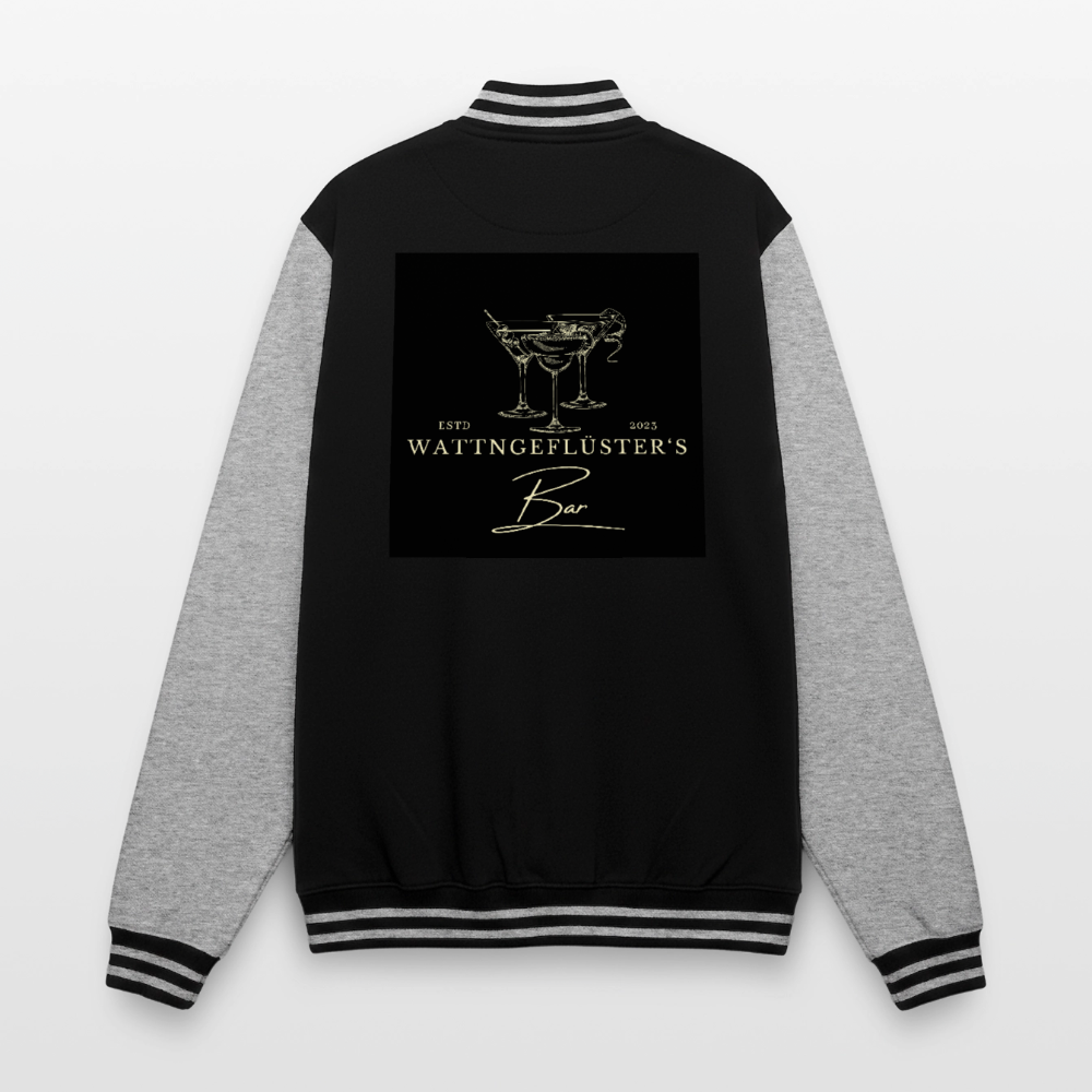 College JACKE WATTNGEFLSÜTER'S BAR - black/heather grey