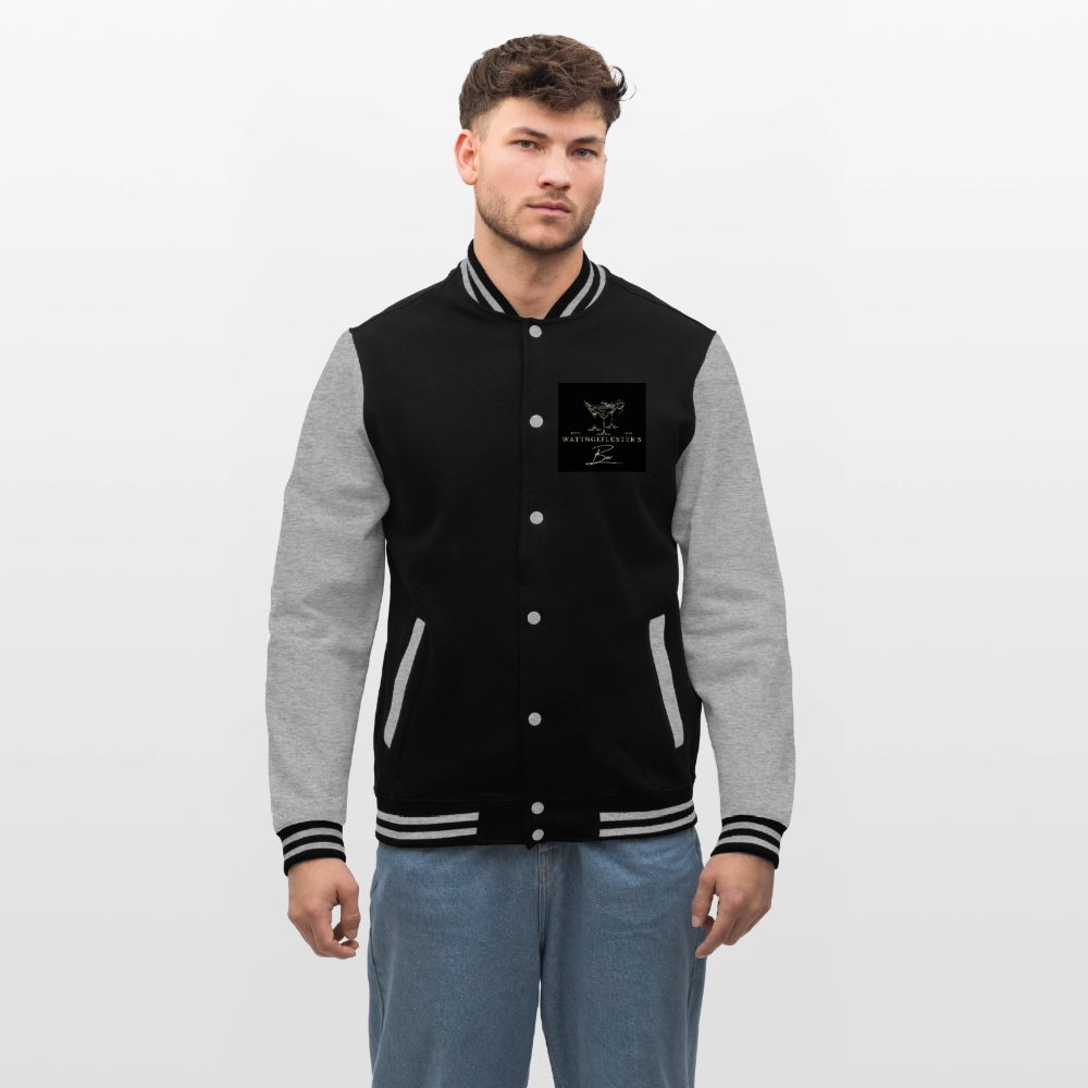 College JACKE WATTNGEFLSÜTER'S BAR - black/heather grey
