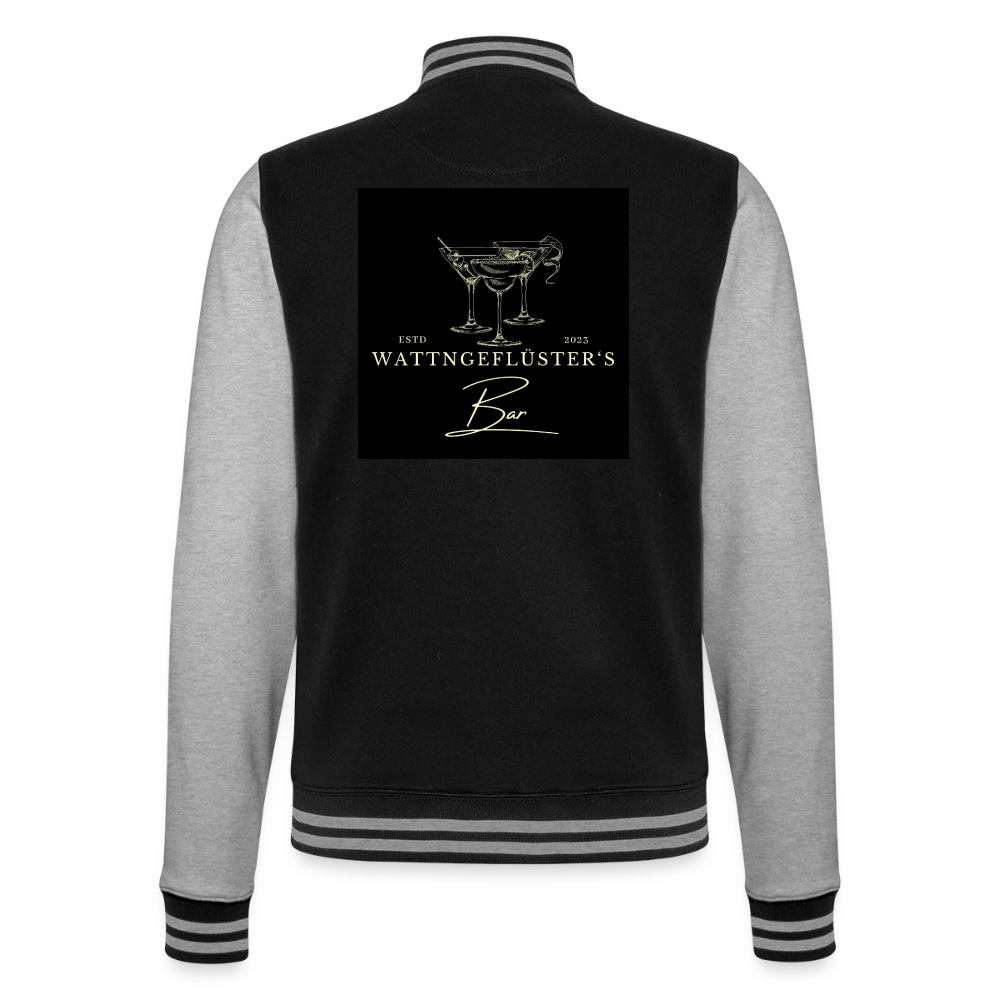 College JACKE WATTNGEFLSÜTER'S BAR - black/heather grey