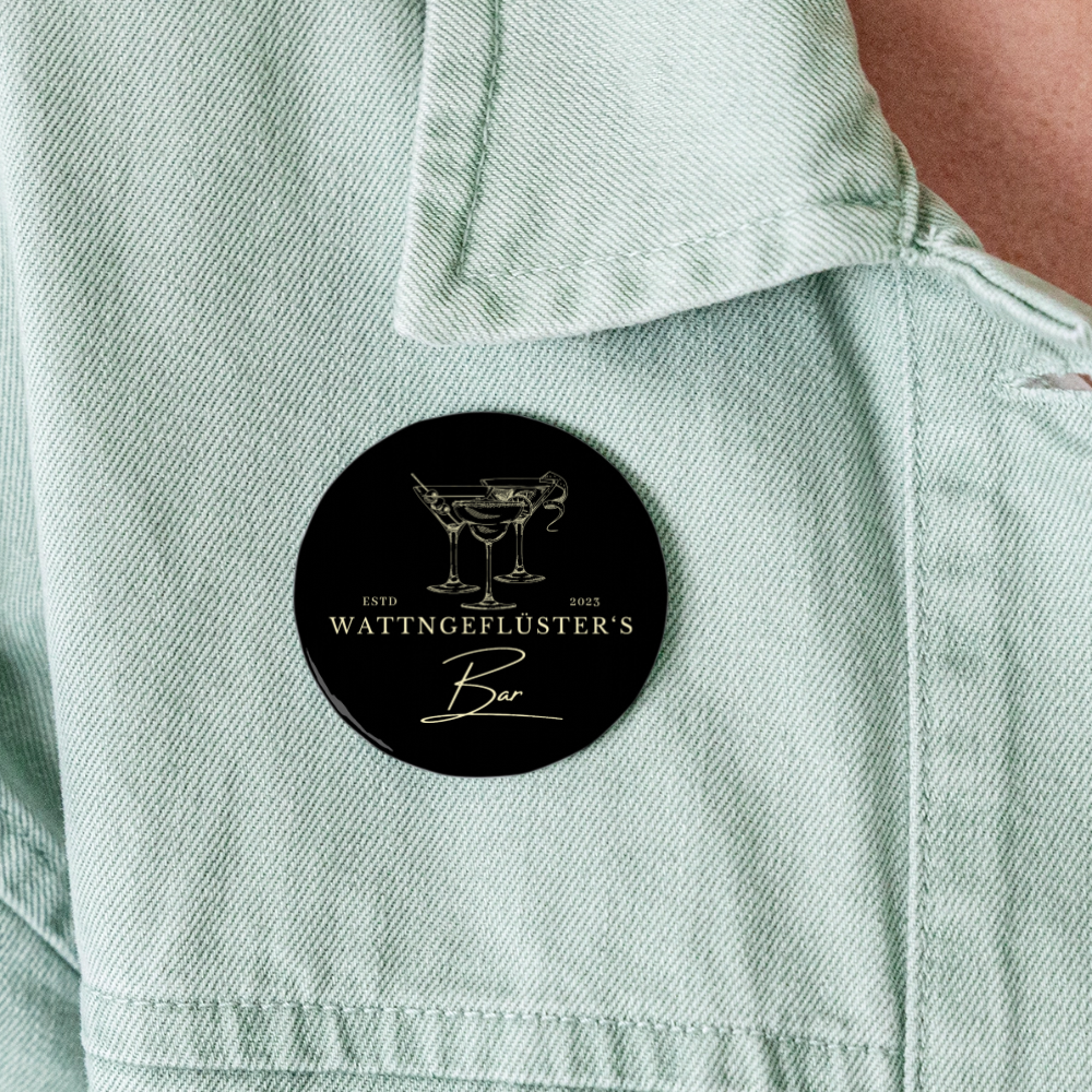 Wattngeflüster's Bar Button - white