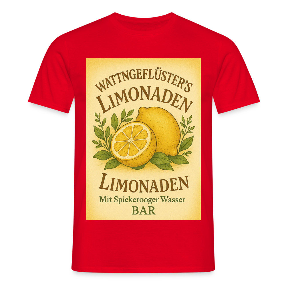 Wattngeflüster's Zitronenlimonade T-shirt - red