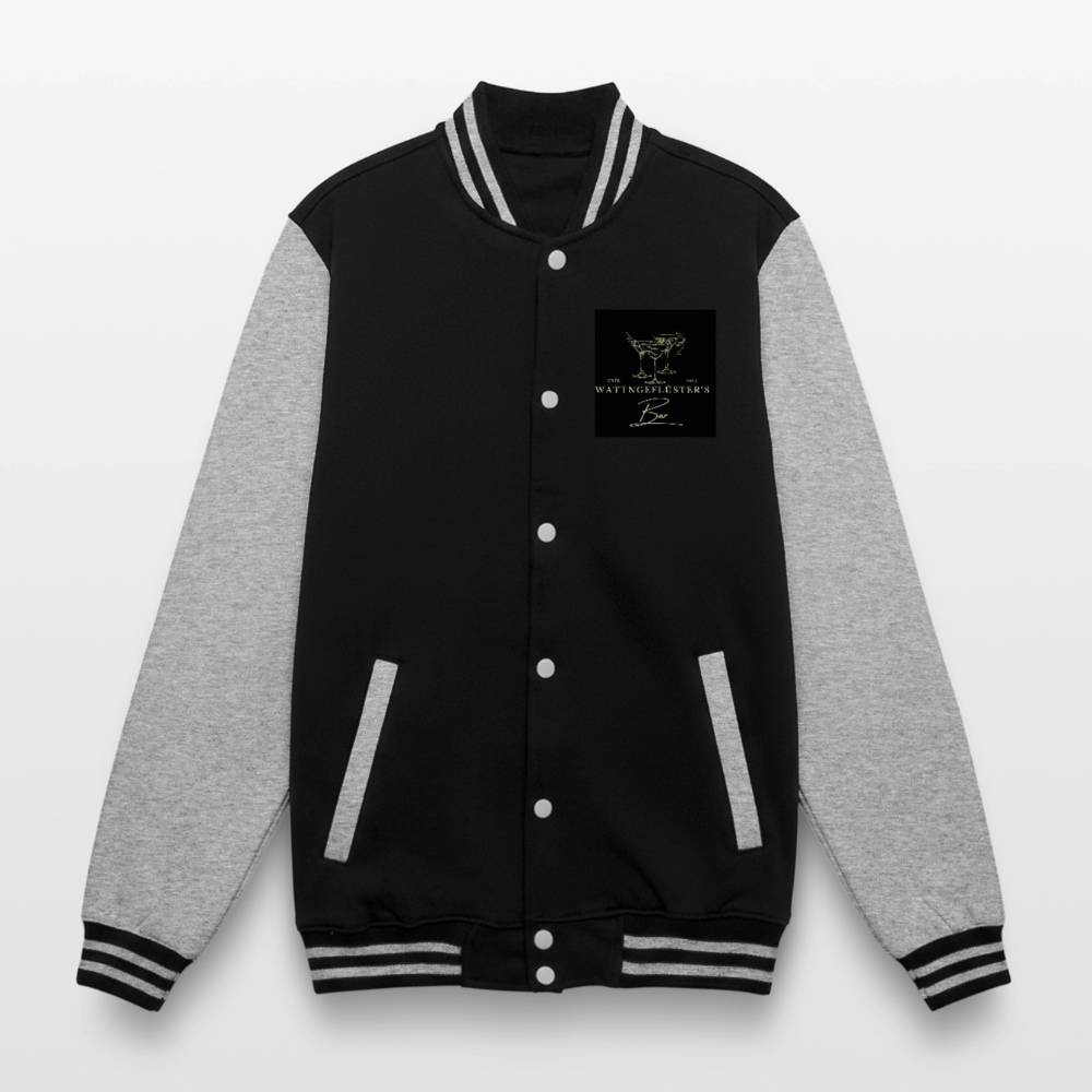 College JACKE WATTNGEFLSÜTER'S BAR - black/heather grey