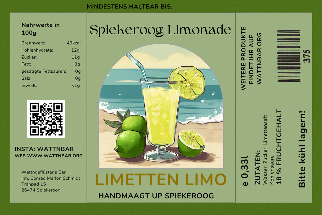 Spiekerooger Limettenlimonade
