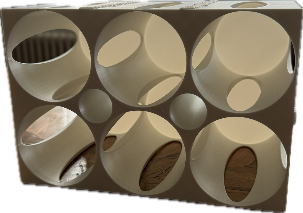 Flaschenhalterung für den Kühlschrank 6er